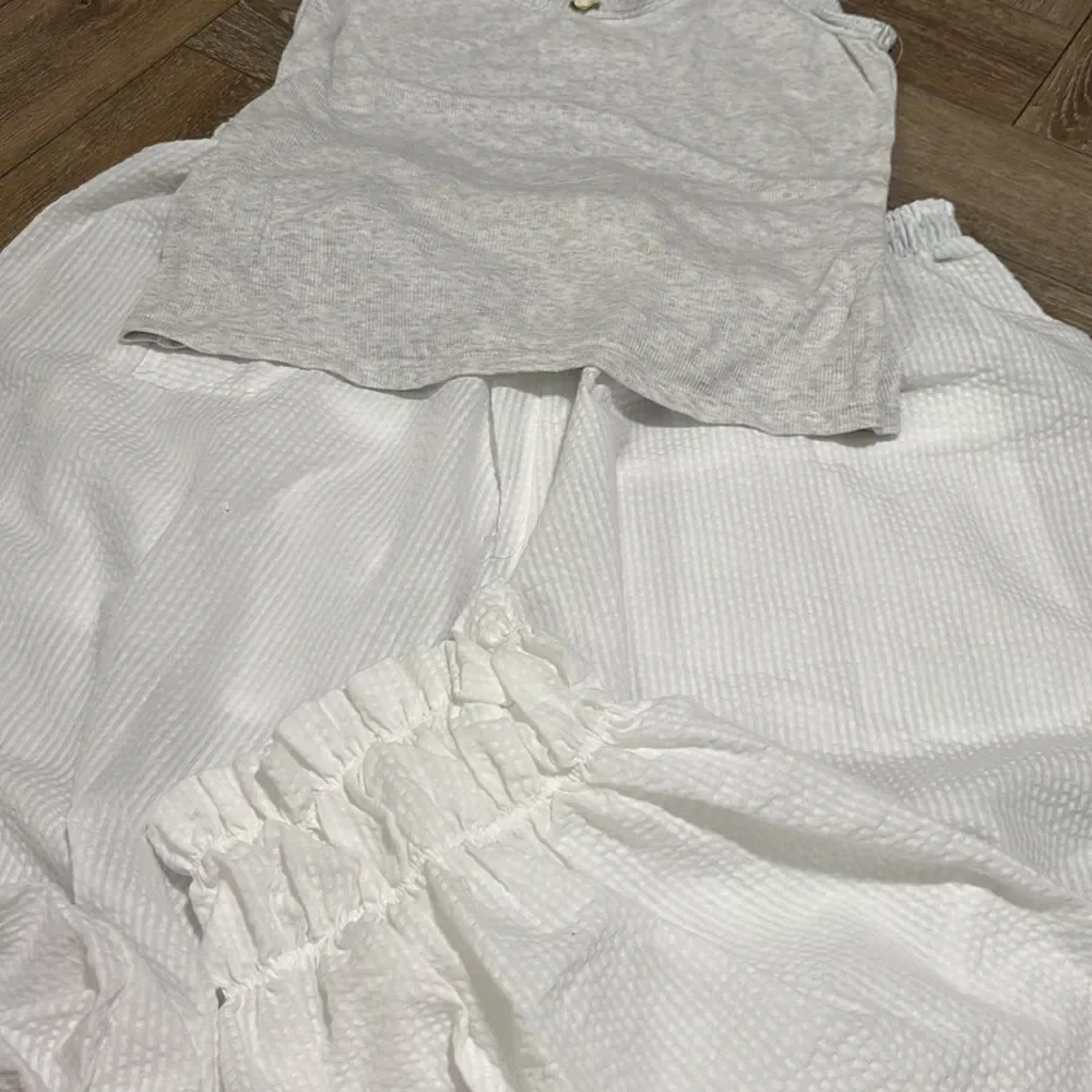 Free People Cloud 9 Pajamas WHITE - Picture 4 of 6